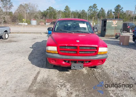 2001 Dodge Dakota Slt/Sport из США, поврежденный, VIN 1B7GL2ANX1S208131